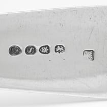 Antique Sterling Silver Fish Serving Knife - William & Samuel Knight, hallmarked in 1813 London - Regency - Thumbnail 6