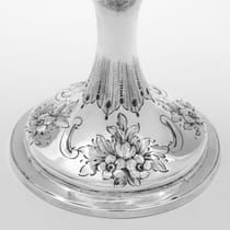 Antique Sterling Silver Large 'Campagna' Shape Goblet - Edward & Joseph Mappin, hallmarked in 1874 London - Victorian - Thumbnail 5