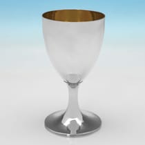 Antique Sterling Silver Goblet - John Robins, hallmarked in 1788 London - George III - Thumbnail 2