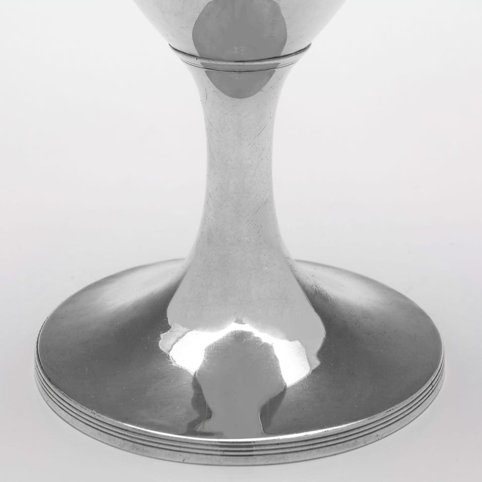 Antique Sterling Silver Goblet - John Robins, hallmarked in 1788 London - George III - Image 4