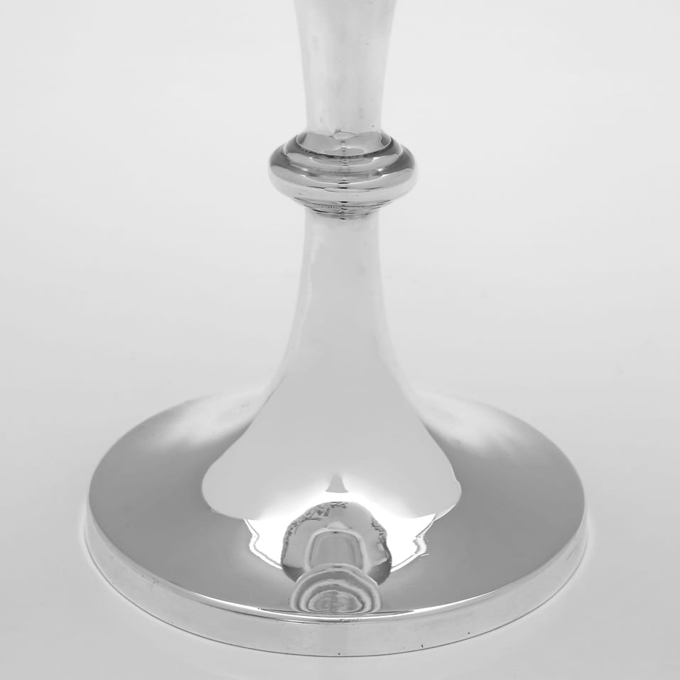 Antique Sterling Silver Large Goblet - Bowman Ltd., hallmarked in 1900 Sheffield - Victorian - Image 4