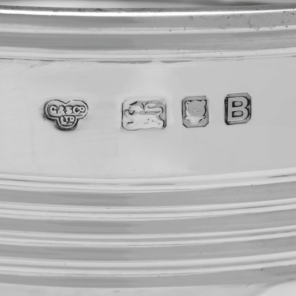 Sterling Silver Ice Bucket - Goldsmiths & Silversmiths Co., hallmarked in 1937 London - George VI - Image 5