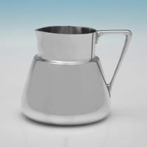 Antique Sterling Silver Milk Jug - Barnard Brothers, hallmarked in 1907 London - Edwardian - Thumbnail 1