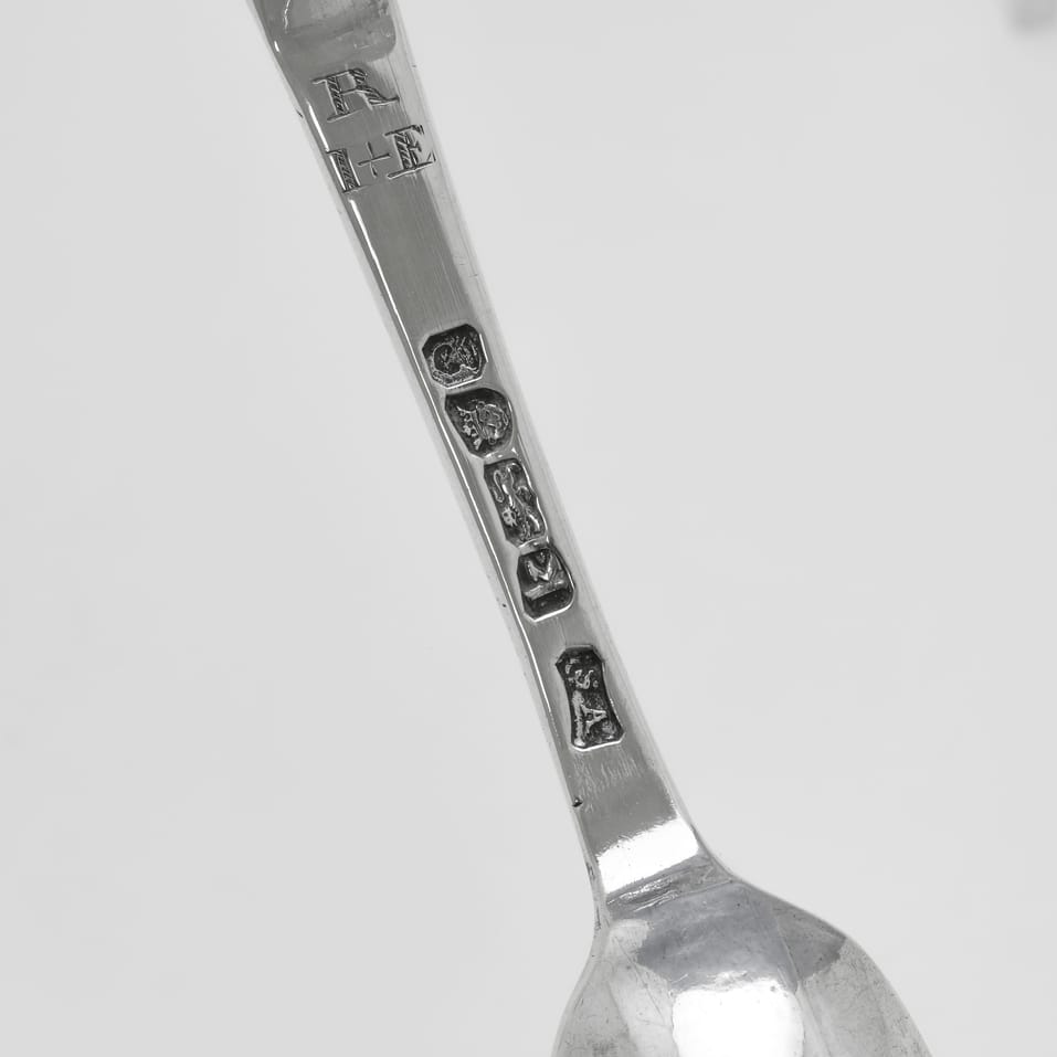 Antique Sterling Silver Marrow Scoop - Stephen Adams I, hallmarked in 1785 London - George III - Image 5