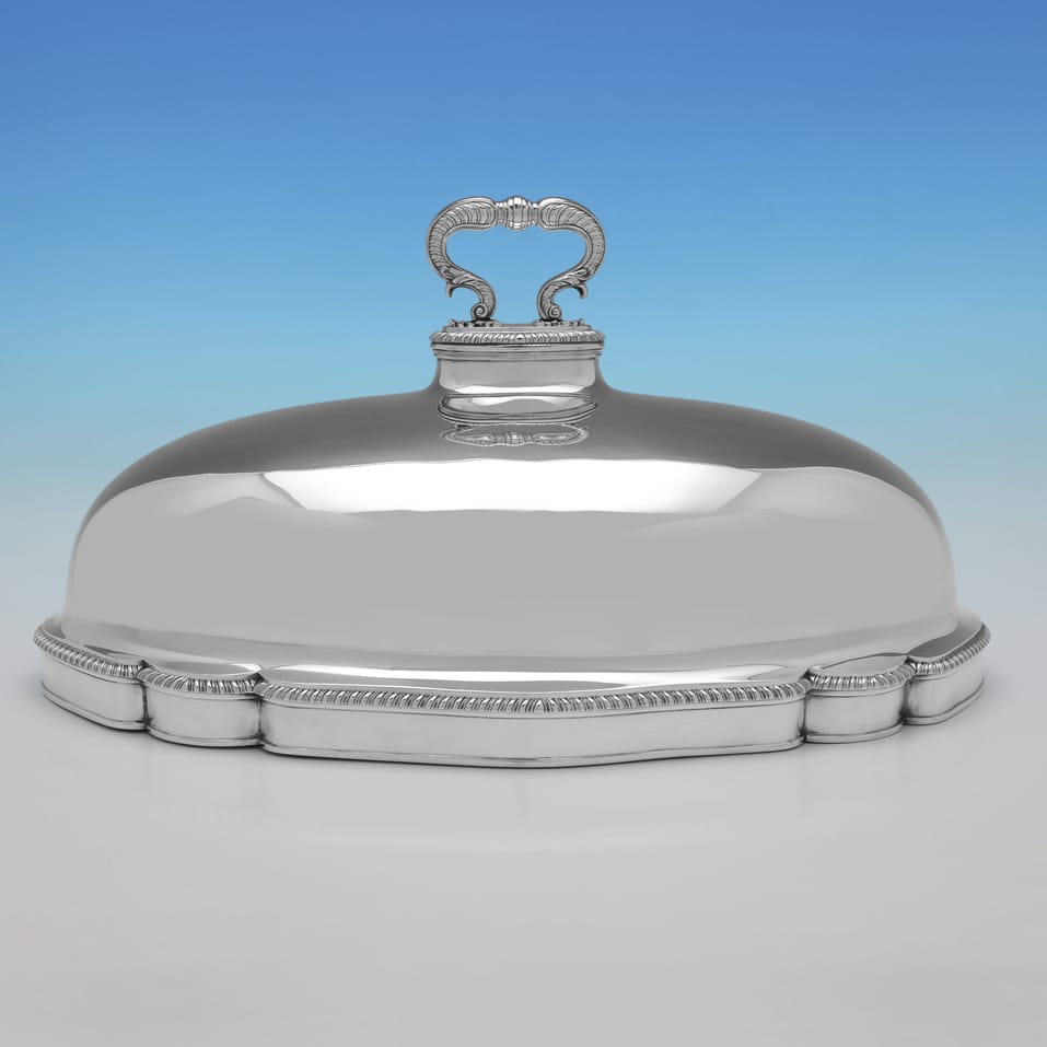 Antique Sterling Silver Meat Dish Cover - Paul Storr, hallmarked in 1807 London - George III - Image 5