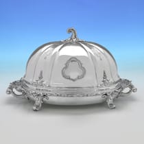 Antique Old Sheffield Plate Meat Dish & Cover - Roberts, Smith & Co., made circa 1830 - William IV - Thumbnail 1