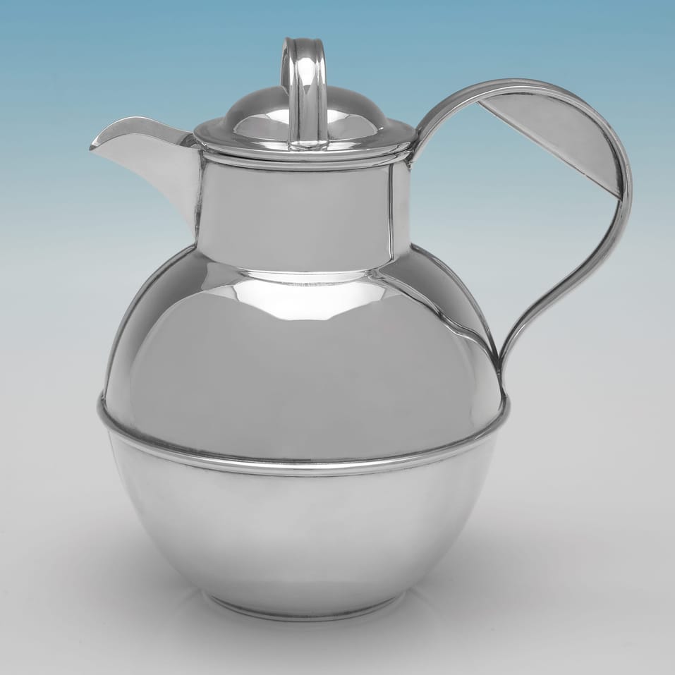 Sterling Silver Guernsey Jug - William Holmes, hallmarked in 1936 Birmingham - Edward VIII - Image 1