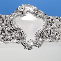 Antique Sterling Silver Table Mirror - William Comyns, hallmarked in 1894 London - Victorian - Thumbnail 5