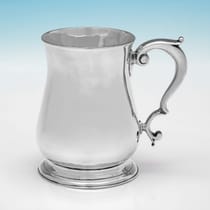 Antique Sterling Silver Mug - Richard Gurney, hallmarked in 1751 London - George II - Thumbnail 1