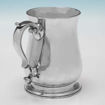 Antique Sterling Silver Mug - Richard Gurney, hallmarked in 1751 London - George II - Thumbnail 3