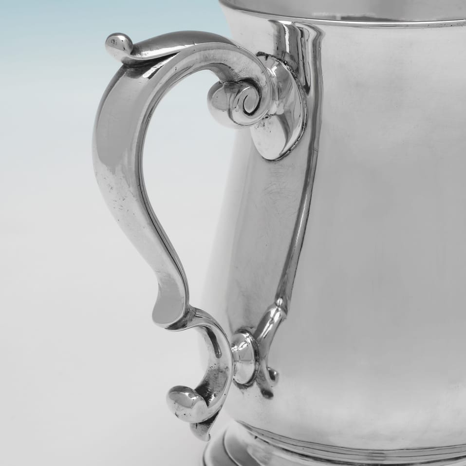 Antique Sterling Silver Mug - Richard Gurney, hallmarked in 1751 London - George II - Image 4