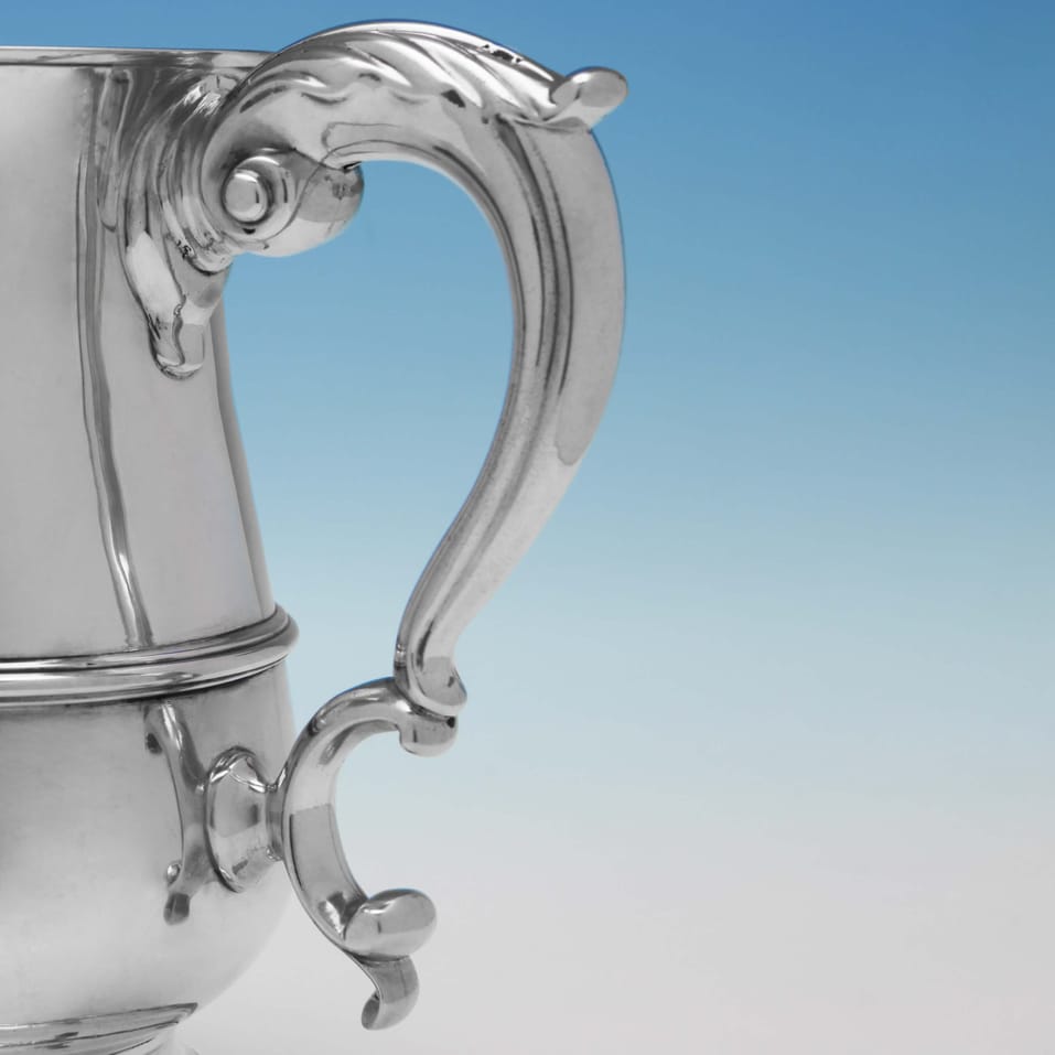 Antique Sterling Silver Quart Mug - John King, hallmarked in 1771 London - George III - Image 2