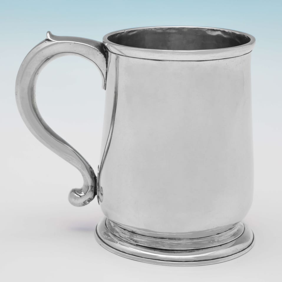 Antique Sterling Silver Mug - Richard Green, hallmarked in 1727 London - George II - Image 2