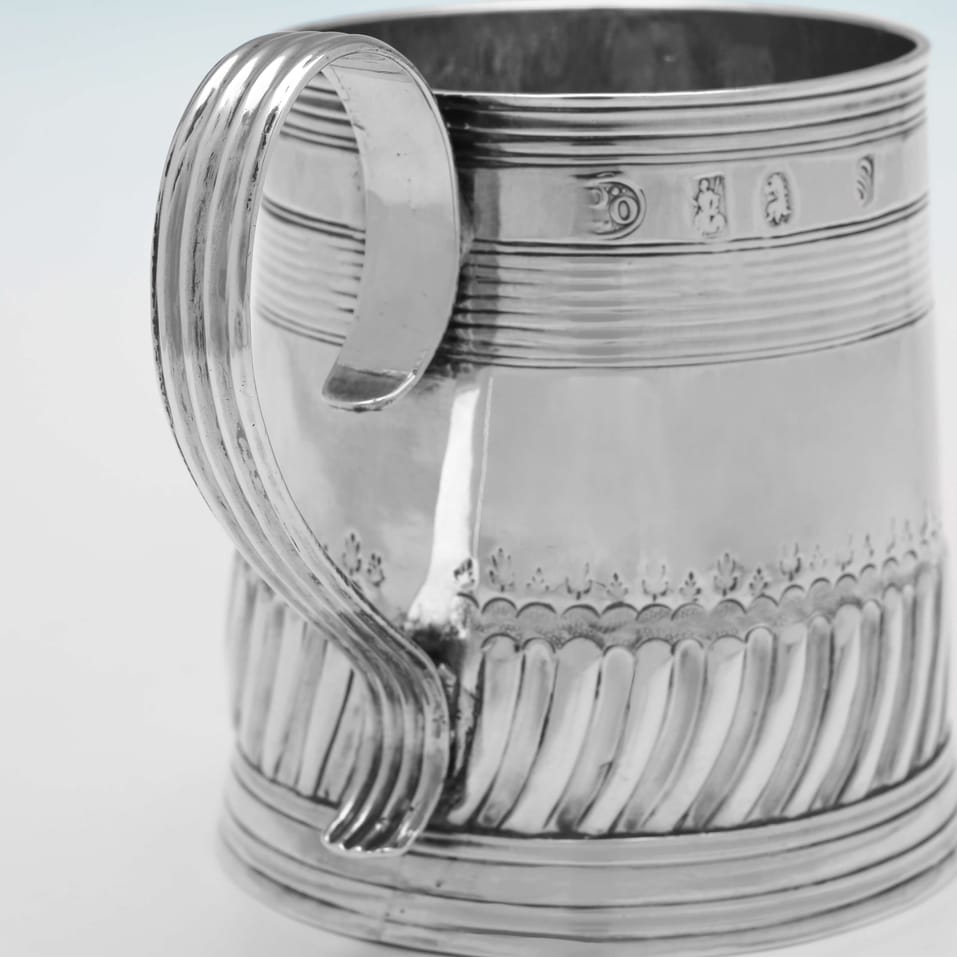 Antique Britannia Standard Silver Mug - John Porter, hallmarked in 1699 London - William III - Image 4