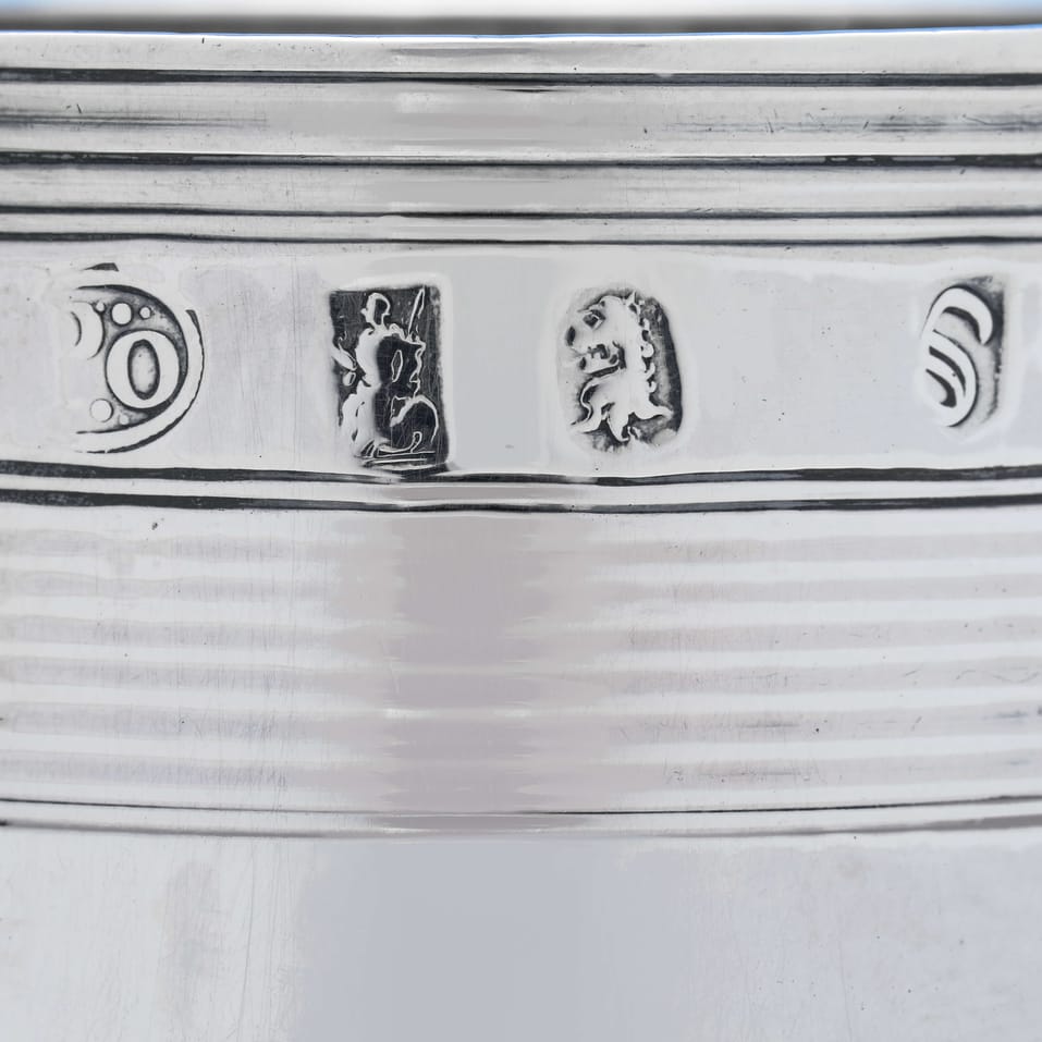 Antique Britannia Standard Silver Mug - John Porter, hallmarked in 1699 London - William III - Image 5