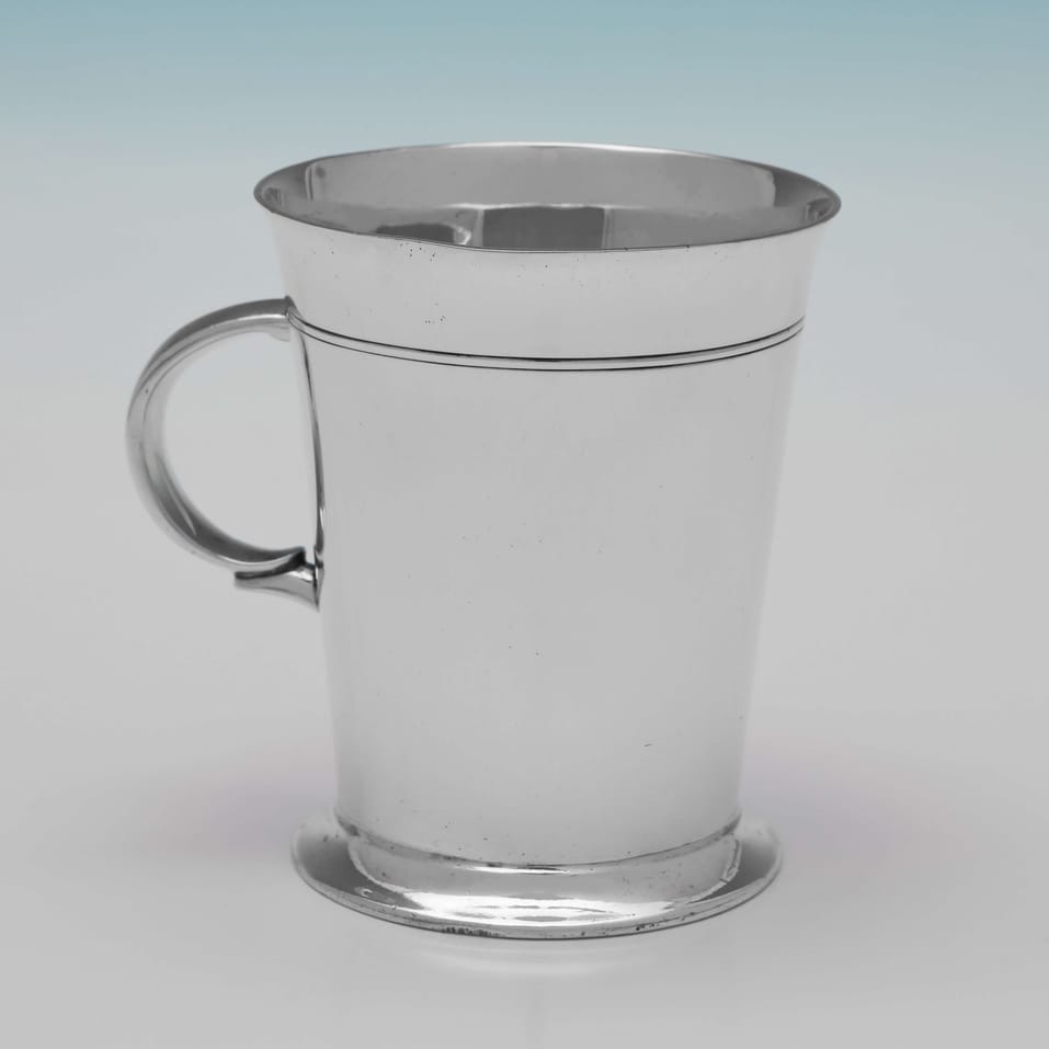 Sterling Silver Mug - Roberts & Belk, hallmarked in 1935 Sheffield - George V - Image 2