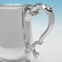 Sterling Silver Mug - Bravingtons Ltd., hallmarked in 1935 London - George V - Thumbnail 3