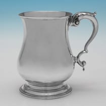 Antique Sterling Silver Mug - George Richards, hallmarked in 1876 London - Victorian - Thumbnail 1