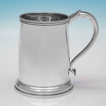 Sterling Silver Mug - Atkin Brothers, hallmarked in 1936 Sheffield - George VI - Thumbnail 1