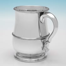 Sterling Silver Mug - William Hutton, hallmarked in 1927 Sheffield - George V - Thumbnail 3