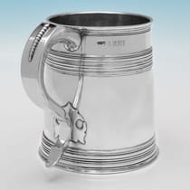 Antique Sterling Silver Mug - Arthur Sibley, hallmarked in 1901 London - Edwardian - Thumbnail 3