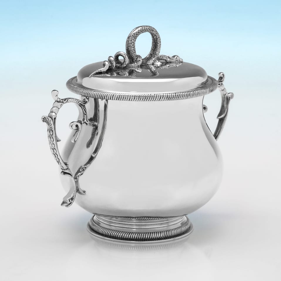 Antique Britannia Standard Silver Porringer - Hicklenton & Phillips, hallmarked in 1908 London - Edwardian - Image 2