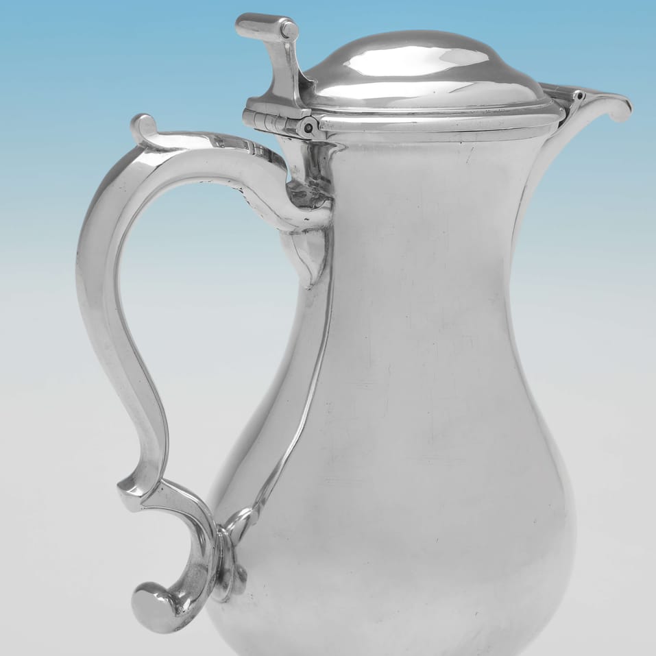 Antique Sterling Silver Shaving Jug - Paul Crespin, hallmarked in 1752 London - George II - Image 3