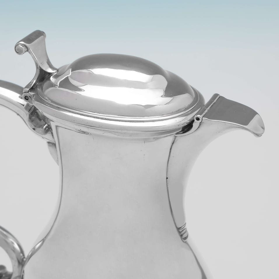 Antique Sterling Silver Shaving Jug - Paul Crespin, hallmarked in 1752 London - George II - Image 4