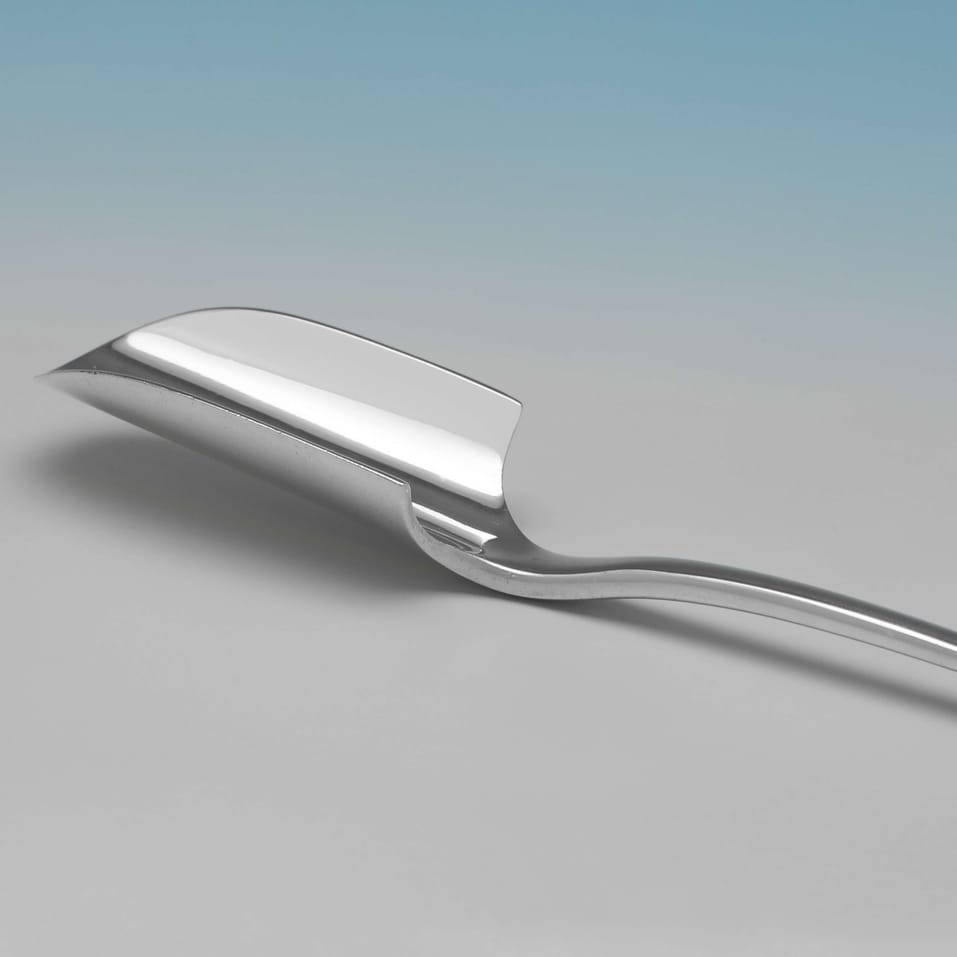 Sterling Silver Stilton Scoop - Francis Higgins, hallmarked in 1924 London - George V - Image 4