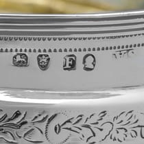 Antique Sterling Silver Sugar & Cream Set - Stephen Adams I, hallmarked in 1801 London - George III - Thumbnail 5