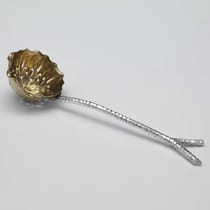 Antique Sterling Silver Sugar Bowl & Sifter Spoon - Heath & Middleton, hallmarked in 1902 London - Edwardian - Thumbnail 4