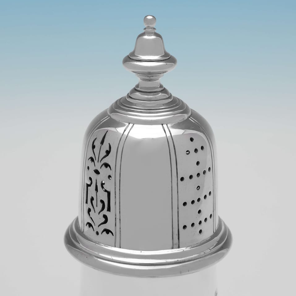 Sterling Silver Sugar Caster - Atkin Brothers, hallmarked in 1927 Sheffield - George V - Image 4