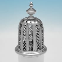 Antique Sterling Silver Sugar Caster - Simon Pantin II, hallmarked in 1729 London - George II - Thumbnail 3