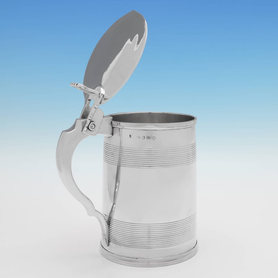 Antique Sterling Silver 'Can' Shaped Tankard - Robert Garrard, hallmarked in 1805 London - George III - Image 3