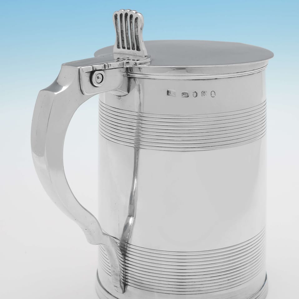 Antique Sterling Silver 'Can' Shaped Tankard - Robert Garrard, hallmarked in 1805 London - George III - Image 4