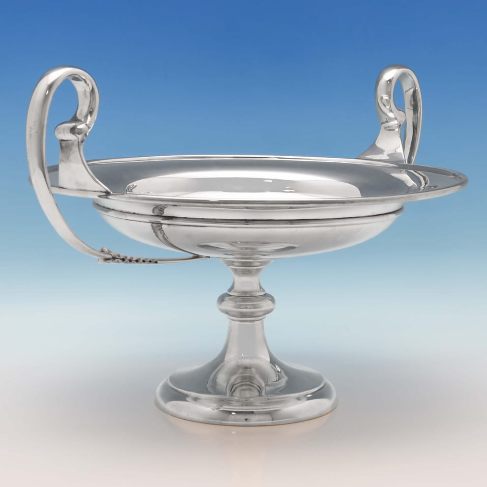 Antique Sterling Silver Tazza - Pearce & Sons, hallmarked in 1914 London - George V - Image 2