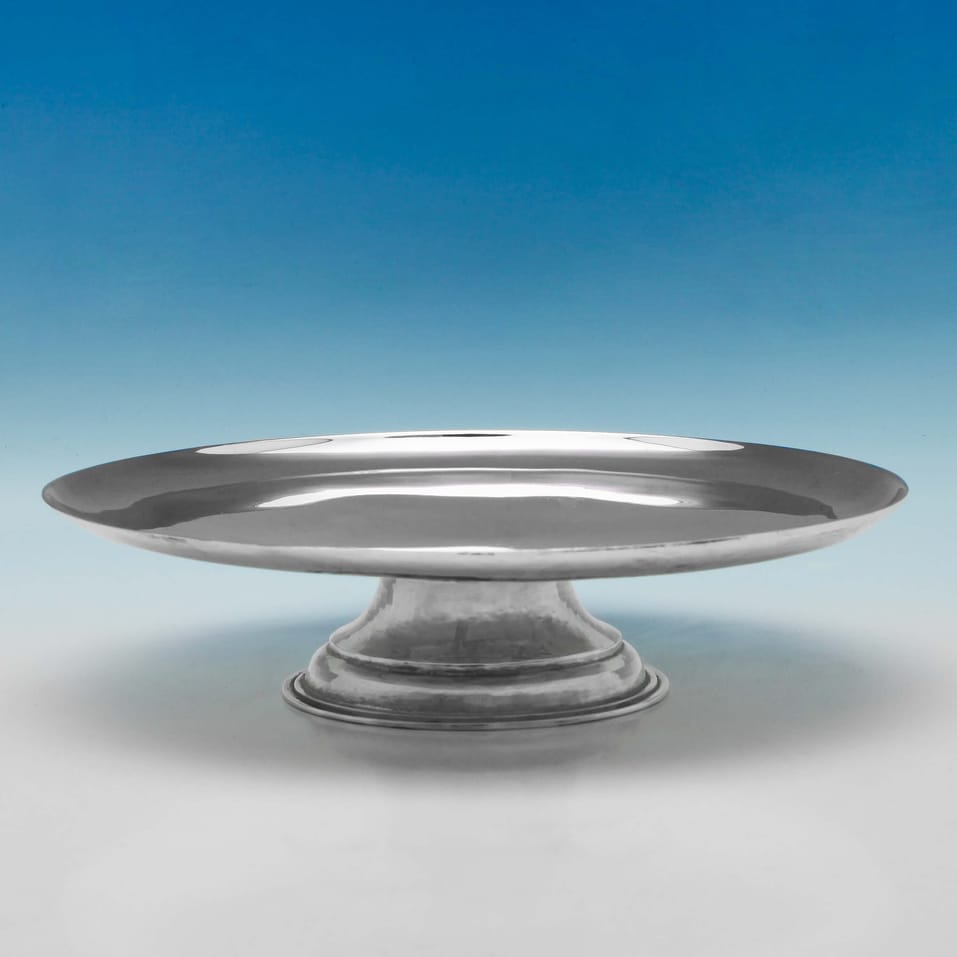 Sterling Silver Tazza - Parson Brothers, hallmarked in 1934 London - George V - Image 1