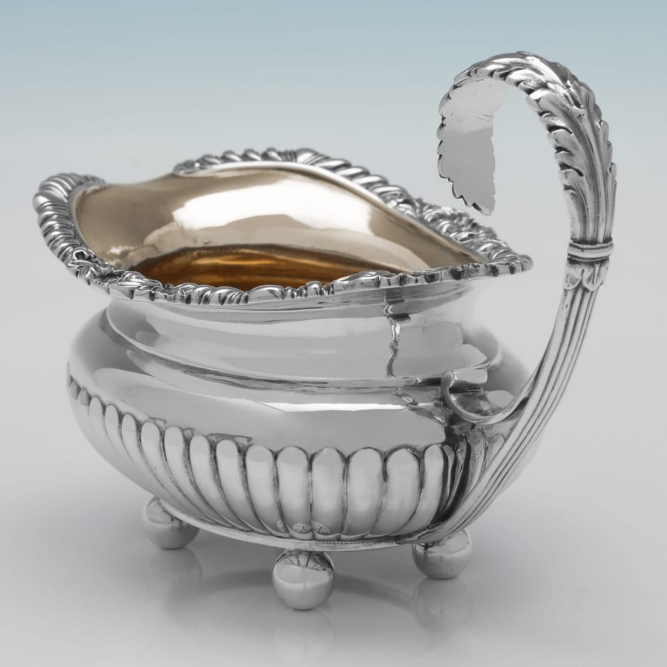 Antique Sterling Silver 4 Piece Tea Set - Edward Barnard & Sons, hallmarked in 1896 London - Victorian - Image 9