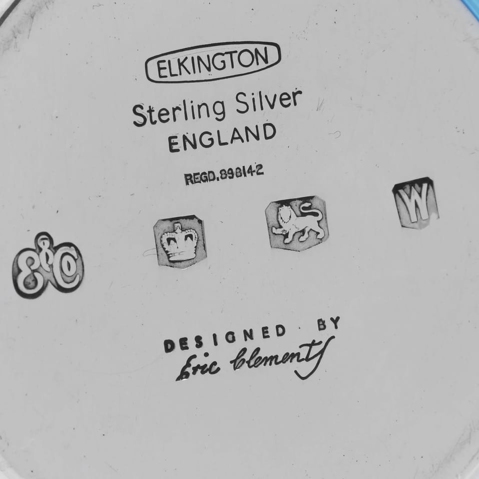 Sterling Silver 4 Piece Tea Set - Elkington & Co., hallmarked in 1964 Sheffield - Elizabeth II - Image 7