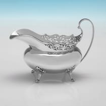 Antique Sterling Silver 3 Piece Tea Set - Thomas Edward Atkins, hallmarked in 1917 Birmingham - George V - Thumbnail 6