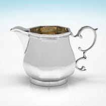 Antique Sterling Silver 3 Piece Tea Set - Goldsmiths & Silversmiths Co., hallmarked in 1908 London - Edwardian - Thumbnail 5