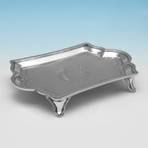 Antique Sterling Silver Teapot Stand - George Burrows, hallmarked in 1795 London - George III - Thumbnail 3