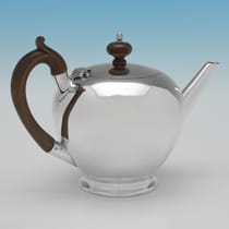 Antique Sterling Silver Teapot - F. B. Thomas & Co., hallmarked in 1880 London - Victorian - Thumbnail 2