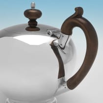 Antique Sterling Silver Teapot - F. B. Thomas & Co., hallmarked in 1880 London - Victorian - Thumbnail 3