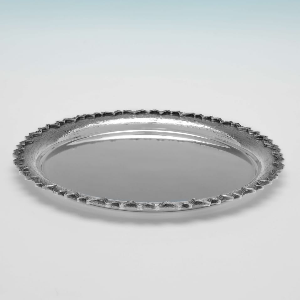 Sterling Silver Dish - Christopher Lawrence, hallmarked in 1975 London - Elizabeth II - Image 2