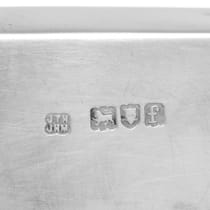 Antique Sterling Silver Bar Tray - Heath & Middleton, hallmarked in 1901 London - Edwardian - Thumbnail 5