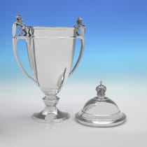 Sterling Silver Trophies - Mappin & Webb, hallmarked in 1936 Sheffield - George VI - Thumbnail 3