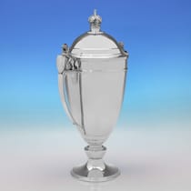 Sterling Silver Trophy - Mappin & Webb, hallmarked in 1936 Sheffield - George VI - Thumbnail 2