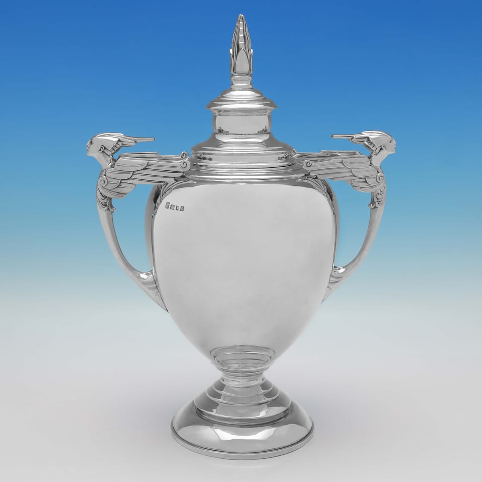 Sterling Silver Trophy - William Bruford & Son, hallmarked in 1931 London - George V