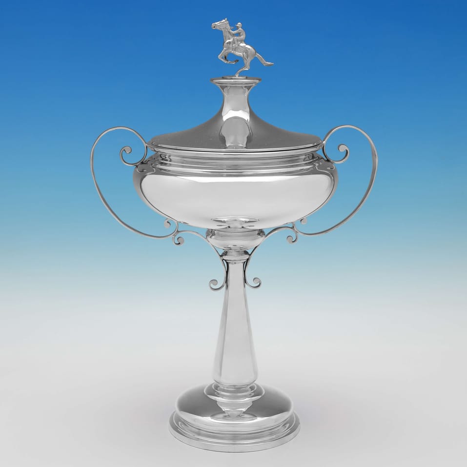 Sterling Silver Trophy - Walker & Hall, hallmarked in 1925 Sheffield - George V